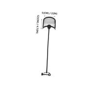 VINTORKY 1Pc Large Mic Filter Shield Black Wind Screen for Recording Noise Reduction and Pop Filter for Microphone Flexible Hose Suitable for Broadcasting and Song Use
