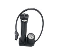 VINTORKY 1PC Mini Foot Pump for Bike Household Use High Pressure Pump with Barometer Durable Design Multi Purpose Inflator for Bicycles Car Black