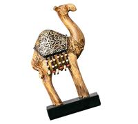 VINTORKY 1pc Resin Camel Decor Chic Wooden Simulation Ornament for Home and Desk Decoration Safe and Practical Material Vivid Design to Enhance Living Spaces