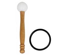 VINTORKY 1pc Rubber Knocking Stick for Crystal Singing Bowl Sound Therapy Instrument Buddha Sound Percussion Tool Anti- Design Accessory for Home Use Yellow