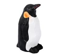 VINTORKY 1Pc Stylish Wooden Penguin Ornament Hand Carved Black Decor for Home Office Unique Christmas Vivid Simulation Animal Adornment Recyclable Reusable Material