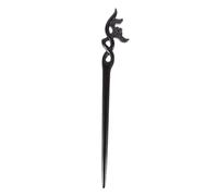 VINTORKY 1pc Vintage Ebony Wood Hair Stick Plum Blossom for Women Elegant Hairpin for Weddings Parties and Casual Wear Smooth Finish Comfortable to Touch for Chignons and Updos