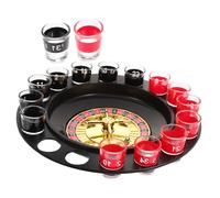 VINTORKY 1Set Funny Drinking Roulette Board Set Reusable Shot Glasses Game for Parties Engaging Drinking Game Experience for Social Gatherings and Celebrations