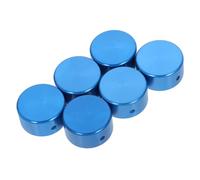 VINTORKY 1set Guitar Effect Footswitch Toppers Aluminum Caps for Effect Pedals and Lightweight for Musicians Seeking to Extend Pedal Life