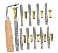 VINTORKY 1set Harp Tuning Pin Wrench Complete Lyre Harp Accessory Kit for Easy Tuning and Maintenance Includes String Pegs Bridge for Musicians