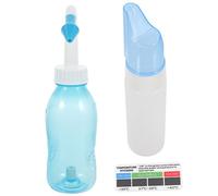 VINTORKY 1set Nasal Wash Bottle for Gentle Nasal Irrigation Portable Nose Cleaning Tool for Adults Reusable Rinse Bottle Temperature Stick for Daily Use