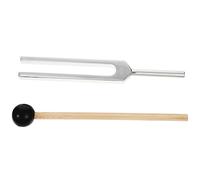 VINTORKY 1set Tuning Fork Set with Hammer Instrument for Sound Therapy Chakra Healing and Physics Experiments Includes Cleaning Cloth for Optimal Use
