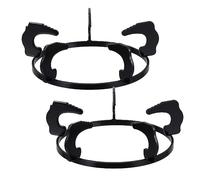 VINTORKY 2 Pcs Gas Hob Accessories Cast Iron Stove Rack 18.5cm Nonslip Wok Pan Support Stand Kitchen Gas Stove Racks Replacement for Broken Or Worn