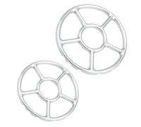 VINTORKY 2 Pcs Gas Stove Bracket Sturdy Milk Pot Racks Anti-slip Surface and Sturdy Galvanized Plate for Pot and Wok Support, Simple Design and Reliable Structure for Kitchen Use