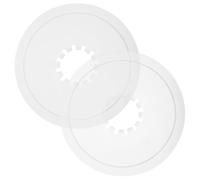 VINTORKY 2 Pcs Mountain Bike Flywheel Guard and Bicycle Rear Sprocket Protector Plastic Chainwheel Cover Compatible 5-7 Speed Cassette Rear Wheels for Cycling