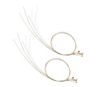 VINTORKY 2 Set Lyre Harp Replacement Strings for 7 String Harp, Metal Material with Enhanced Resistance and Universal Compatibility, for Daily Practice and Live Shows