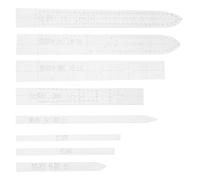 VINTORKY 2 Sets Leather Pattern Watch Strap Acrylic Templates, Clear Stencil for Watch Band Crafting Watchband Making Tool - Male Female Style