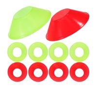 VINTORKY 20 Pcs Agility Soccer Cones Football Training Equipment with Pe Material and Compact round Shape for Basketball and Football Technical Drills and Organizing Games