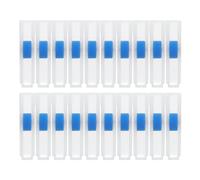 VINTORKY 20 Pcs Flow Restrictor Hose Flow Regulator with Roller Switch for Infusion Tubing Plastic Tubing and Limiter White for Medication Preparation and Hospital Use