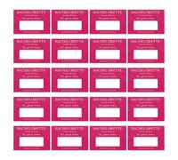 VINTORKY 20 Sheets DIY Bachelorette Party Dare Cards with Unique Creative Design, Easy to Scratch Paper Game Cards for Wedding Showers and Other Occasions