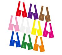 VINTORKY 20 Sheets Self-Adhesive Cable Labels Tags with Tear Resistant Material and Printable Design, Colourful Cord Labels for Organising Wires in Offices and Homes