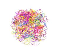VINTORKY 2000pcs Colorful Elastic Rubber Bands for Hair Ties and Stretchy Hair Accessories for Boy Girl Ponytails and Braids for Various Hairstyles