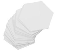 VINTORKY 200pcs Hexagon Paper Templates for Quilting and Patchwork, White Paper Material Accurate Shape and Efficient Workflow Support, for DIY Sewing and Quilting Projects