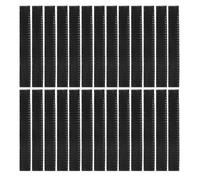 VINTORKY 200pcs Stretchable Makeup Brush Covers Flexible Plastic Mesh Protective Wrap for Eye Shadow Brushes Durable and Breathable Design Prevents Damage and Deformation for Makeup Storage