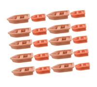 VINTORKY 20pcs Diy Diorama Accessory Tiny Resin Sailboat Figurines Miniature Sailing Boat Models for Decorative