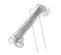 VINTORKY 20pcs Garden Shepherd Hooks for Plant Labels Metal Garden Sign Stakes for Floral Arrangements Short Hooks for Outdoor Use 3.0 * 300mm Size Sturdy and Weather Resistant