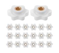 VINTORKY 20pcs Knob Replacement Part for Rolling Walker Rollator, Foldable Rollator, Hand Propelled Walker - M6 Replacement Parts for Platform Attachment