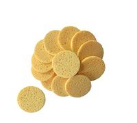 VINTORKY 20pcs Makeup Remover Sponge Skin-friendly Cotton Pads for Face Cleaning Round for Eye and Lip Makeup Removal