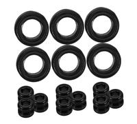 VINTORKY 20pcs Metal String Beads for Guitar Strings Black Guitar Replacement Parts with Fine Workmanship