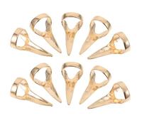 VINTORKY 20pcs Multi-function Hair Selecting Rings Hair Separator Parting Tool for Weaves and Cosplay Made of Sturdy Alloy Hairdressing Supplies for Braiding and Styling