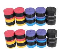 VINTORKY 20pcs Pu Drumstick Tape for Electronic Drum Sticks and Rackets, Anti-skid Sweat-absorbent Grip Wraps for Drum Kits and Tennis Racket Grips Replacement