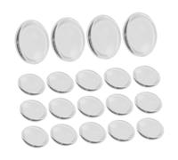 VINTORKY 20pcs Silicone Lash Extension Pads Large 4cm Diameter Silicone Eyelash Pallet Holder for Professional Eyelash Grafting and Volume Fan Blooming, Reusable Eye Pads for Lash