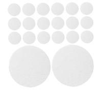 VINTORKY 20pcs White Compressed Facial Sponges Rapid Water Absorption Soft Wood Pulp Cotton Makeup Removal Face Scrubbing Pads Travel Friendly Daily Cleansing