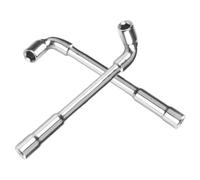 VINTORKY 2pcs 3d Printer Nozzle Socket Wrenches Silver Steel L-shaped Tools with 6mm and 7mm Inner Hole Diameter, Damage Resistant and Versatile Printer Accessories for Maintenance