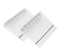 VINTORKY 2Pcs A5 6-Ring Binder with Rose Gold PP Frosted Semi- Cover and Binding Belt, Refillable Notebook Organizer Suitable for Office and School Use