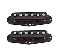VINTORKY 2pcs Alnico Magnetic Steel Pickup Bobbin Accessories for Electric Guitar Humbucker Slug Bobbin Plastic Cover Set Compatible with Single Coil and Humbucker Pickups
