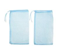 VINTORKY 2pcs Ballet Dance Shoe Bag Mesh Drawstring Pouch for Ballet Shoes Lightweight Polyester Material Breathable Design Multipurpose Storage for Classes and Travel