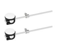 VINTORKY 2pcs Bass Drum Hammers with Felt and Steel Construction, Lightweight Drum Pedal Part for Stable and Balanced Sound, Percussion Instrument Accessory for Drummers
