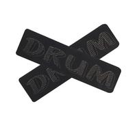 VINTORKY 2pcs Bass Drum Hoop Protector Guard Drum Kit Accessory and Protection Silicone Feet Protectors