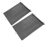 VINTORKY 2pcs Blackout Window Shades with Suction Cups for Household Use, Multi-function Sun Block Curtains Made of Pvc and Metal, Easy to Store, for Kitchen and Living Room Windows
