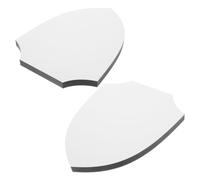 VINTORKY 2pcs Blank Wooden Photo Frames in Shield Shape for Sublimation and Heat Transfer, Unfinished DIY Wood Plaques with Fine Craftsmanship, for Home Decor and Office Spaces