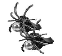 VINTORKY 2Pcs Bling Spider Car Vent Clips Cute Jumping Spider Diffusers for Car Interior Decor Essential Oil Accessories Stylish Black Air Freshener for Vehicle