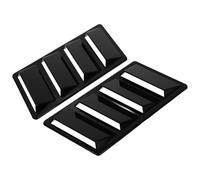 VINTORKY 2pcs Car Bonnet Vent Cover Accessory Shark Gill Shape, Abs Material, Resistant to Fading, High Realism, Unique Aggressive Style for Vehicle Exterior Decoration