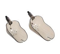 VINTORKY 2pcs Carp Fishing Baiting Spoons Set with 8mm Universal Screw Thread, Plastic Bait Throwing Scoops for Long-distance Casting, Suitable for Outdoor Fishing and Carp Lure Feeders