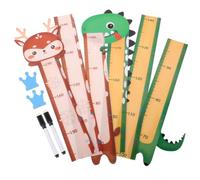 VINTORKY 2pcs Cartoon Animal Growth Chart Rulers Height Measuring Rulers for Boys and Girls Wall-Mounted Nursery Decor Easy to Install Track Growth Fun Designs