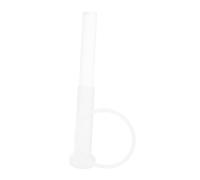 VINTORKY 2pcs Crystal Singing Bowl Mallet with Rubber Grip Acrylic and Rubber Resonant Sticks for Meditation Yoga Sound Therapy and Relaxation