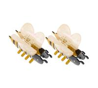 VINTORKY 2pcs Cute Cartoon Bee Shape Hair Clips Stylish Fun for Women Great for Parties Weddings