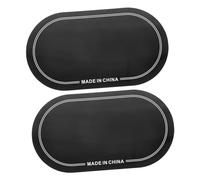 VINTORKY 2pcs Drumhead Pads Bass Drum Patch for Kick Drumhead Protector Cushion for Drum Head Longevity Double Pedal Compatible Reduces Overtones Kit Accessory