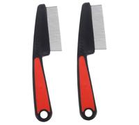 VINTORKY 2pcs Fine Comb for Men Hair Comb Teeth Dandruff for Scalp Stainless Steel for Women and Detangle
