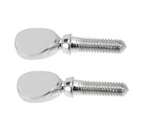 VINTORKY 2Pcs Flute Head Screws for Repair Copper Material Easy to Install Durable Flute Accessories for Replacement of Old Broken Parts