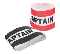VINTORKY 2Pcs Football Captain Armband Durable Elastic Soccer Leader Band for Team Sports Portable Lightweight Arm Badges for Rugby Basketball Ice Hockey and More